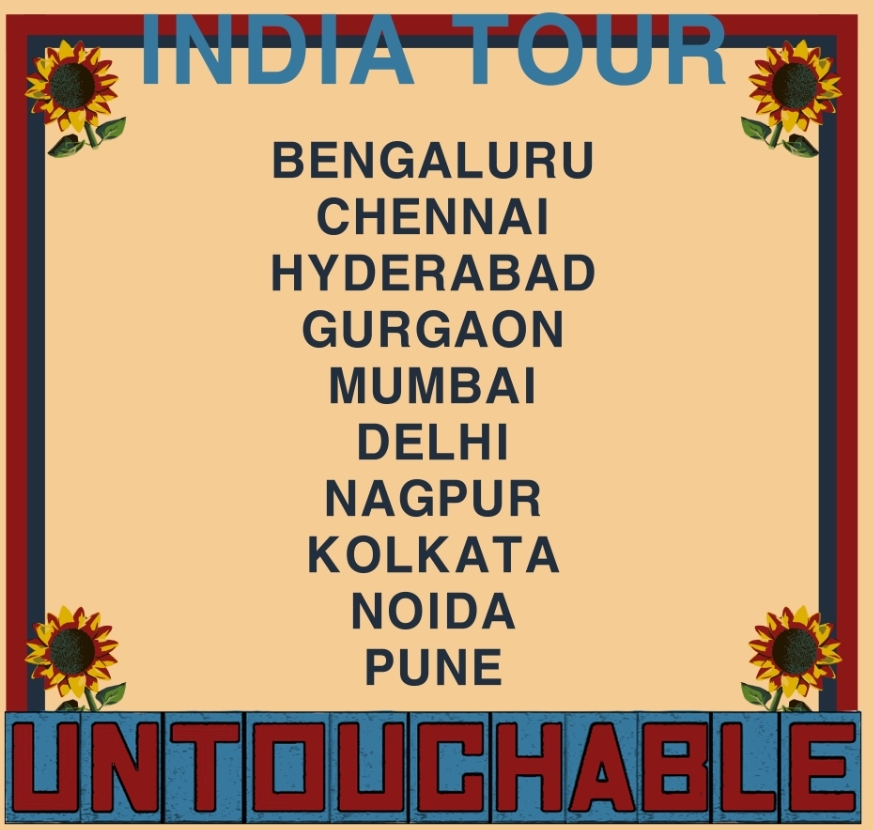 Manjeet Sarkar Untouchables tour details graphic